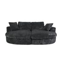 โซฟา Love Seat 2 ที่นั่ง กำมะหยี่หรู ฟองน้ำหนาแน่นสูง (30 Density)-9